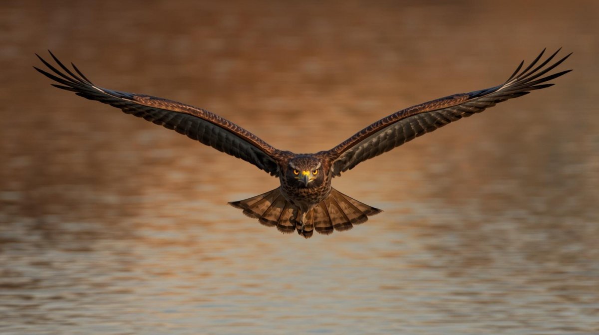 The Red-Tailed Hawk Above Spavinaw Lake 